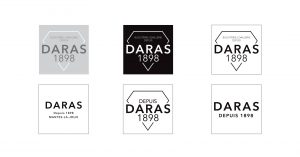 Identité Visuelle de DARAS - bijouterie-joaillerie - logotype