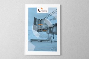 Rapport annuel ACNUSA 2016 - mise en page - Création WALA studio graphique