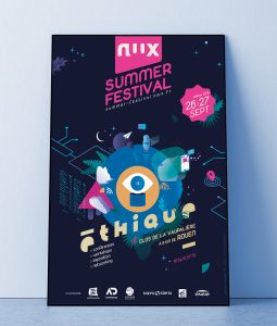 Nouvelle identité graphique NWX Summer Festival 2019 by WALA Studio graphique