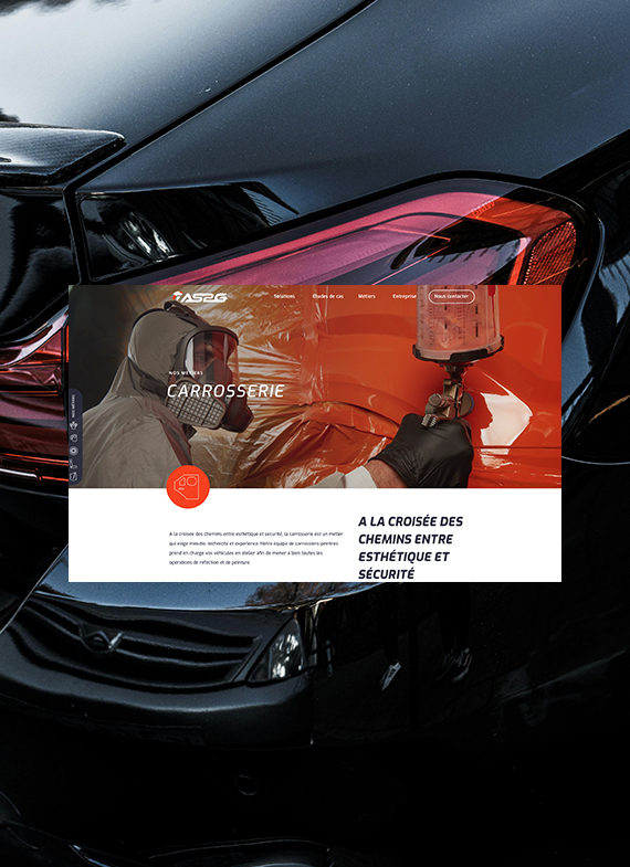 studio graphique - branding logo identité visuelle webdesign entreprise carrosserie véhicule