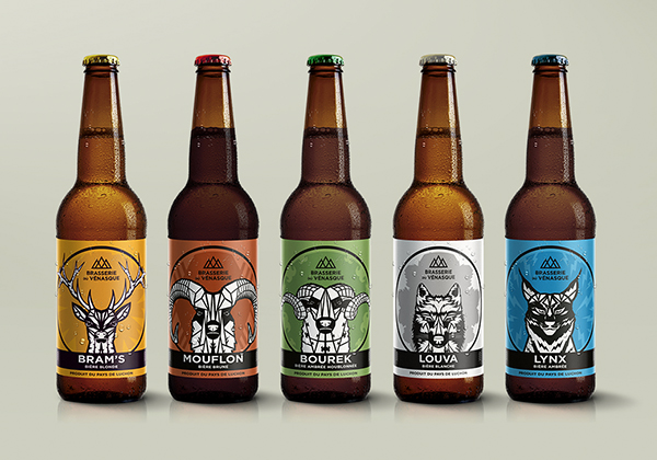 studio graphique - création étiquette pour de la bière artisanale - direction artistique