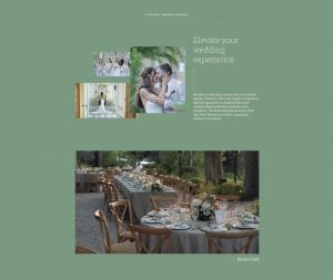 webdesign pour site - creation d'identité visuelle pour vidéo de mariage luxe